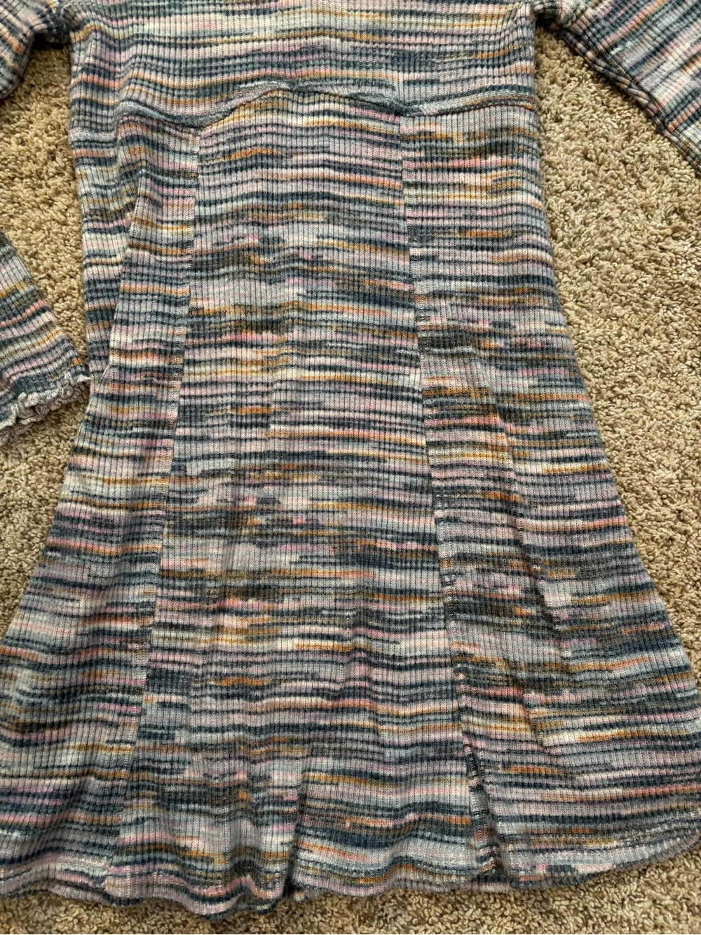 OSHKOSH B’GOSH space dye ribbed knit dress. Size 8.